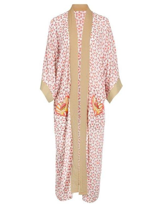 Henelle Pink Duster Robe