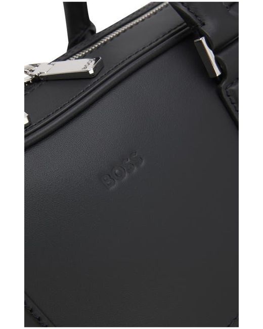 HUGO Black Crosstown Document Case for men