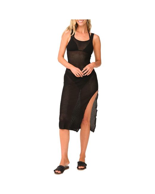 sachin and babi light blue dress Sheer Long Cover-up Dresses