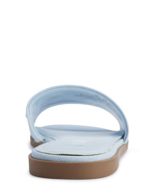 DKNY White Willow Slide Sandal