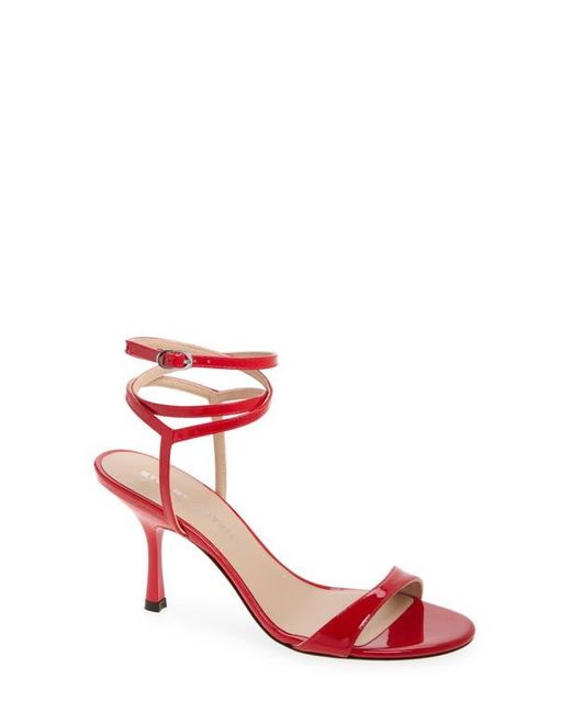 Stuart Weitzman Red Nudist Wrap 85 Sandal