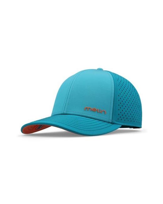 Melin Blue Hydro Compass Snapback Cap for men