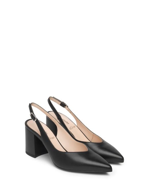 Nero Giardini White Slingback Pointed Toe Pump