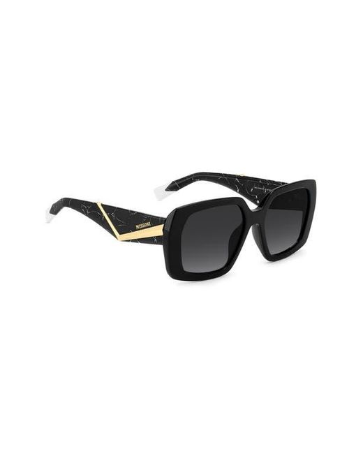 Missoni Black 55Mm Gradient Rectangular Sunglasses