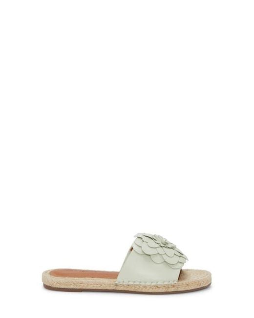 Lucky Brand Metallic Biricha Slide Sandal