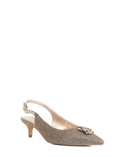 Dune Multicolor Context Pointed Toe Slingback Pump