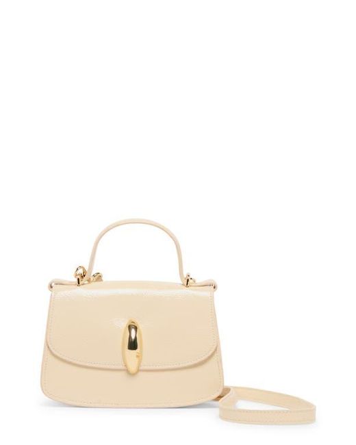 Dolce Vita Natural Lucia Faux Leather Top Handle Bag