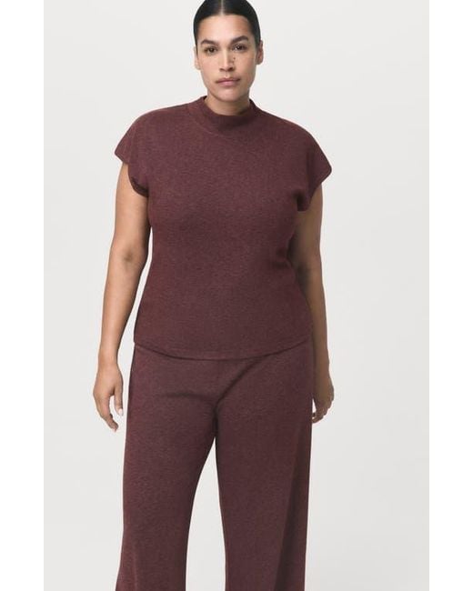 Mango Red Knit Pants