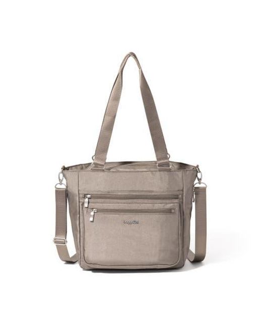 Baggallini Gray Modern Everyday Shopper Tote