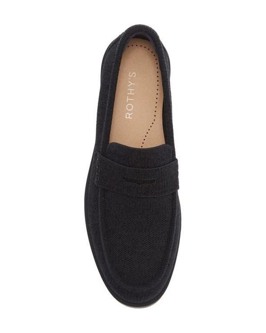 Rothy's Black The Revelvet Penny Loafer