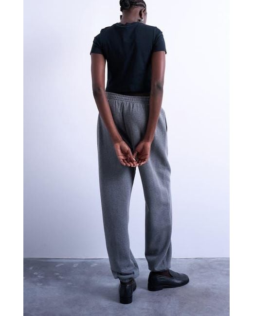 TOPSHOP Blue Pintuck Joggers