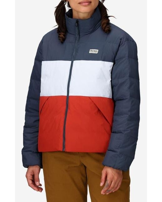 Marmot Women's Blue Ares 700 Fill Power Down Jacket