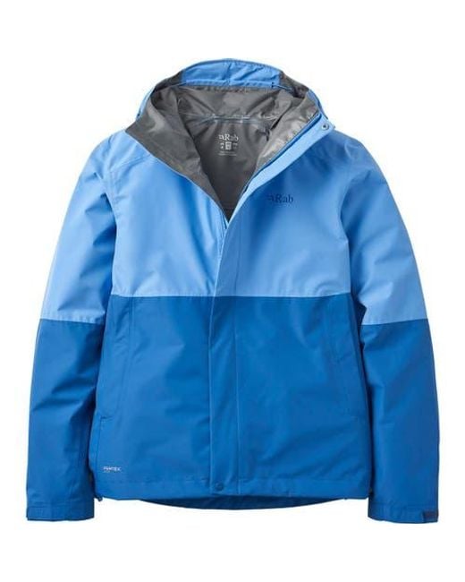Rab Blue Downpour Jacket