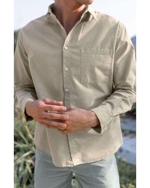 Alex Crane Blue Pac Organic Cotton Button-Up Shirt for men