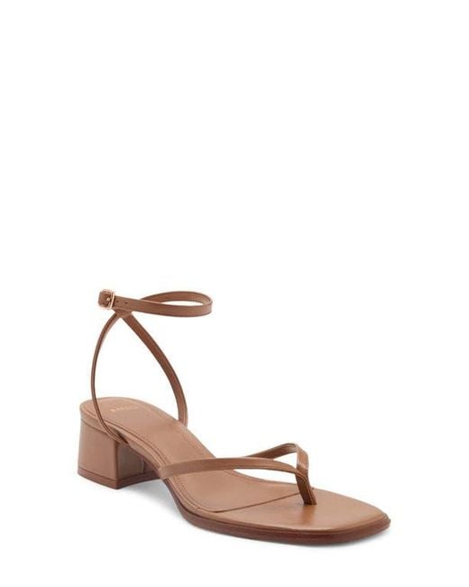 Mango Multicolor Ankle Strap Sandal