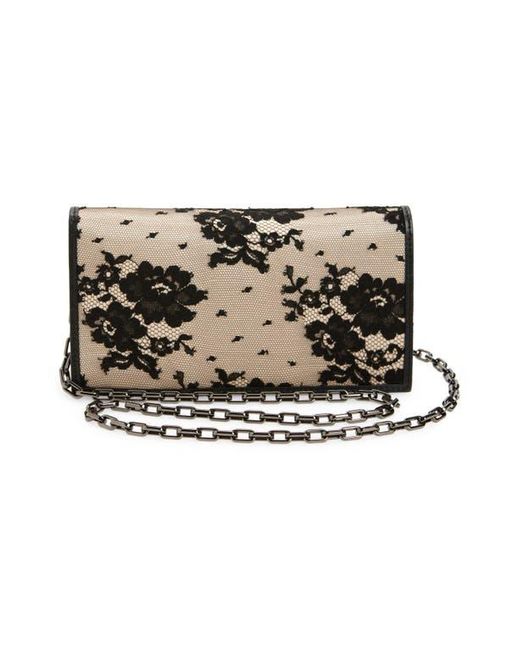 Christian Louboutin Black Loubi54 Lace Clutch