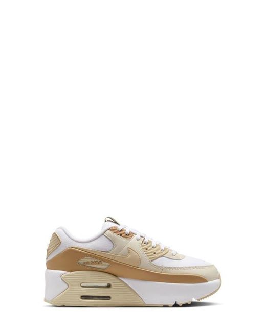 Nike White Air Max 90 Lv8 Platform Sneaker