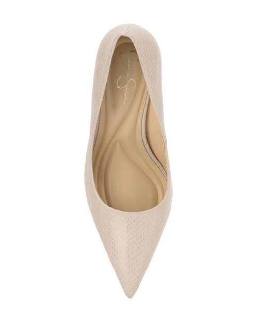 Jessica Simpson Natural Welica Pointed Toe Pump