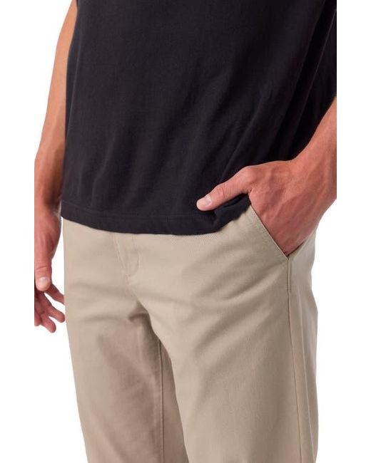O'neill Sportswear Natural Transporter Flat Front Stretch Cotton Chinos for men