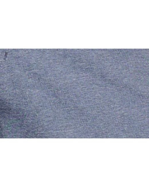 Johnston & Murphy Blue Xc4 Performance Flat Front Shorts for men