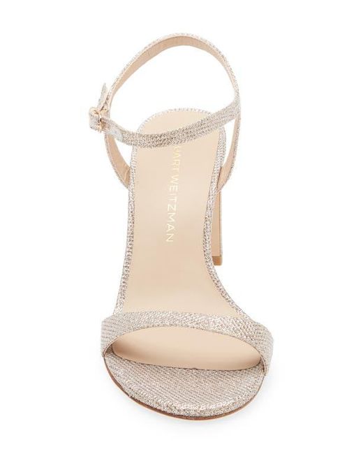 Stuart Weitzman White Babette 85 Sandal