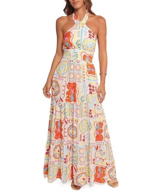 frankies bikinis halter dress Debbie Sustainable Halter Dress