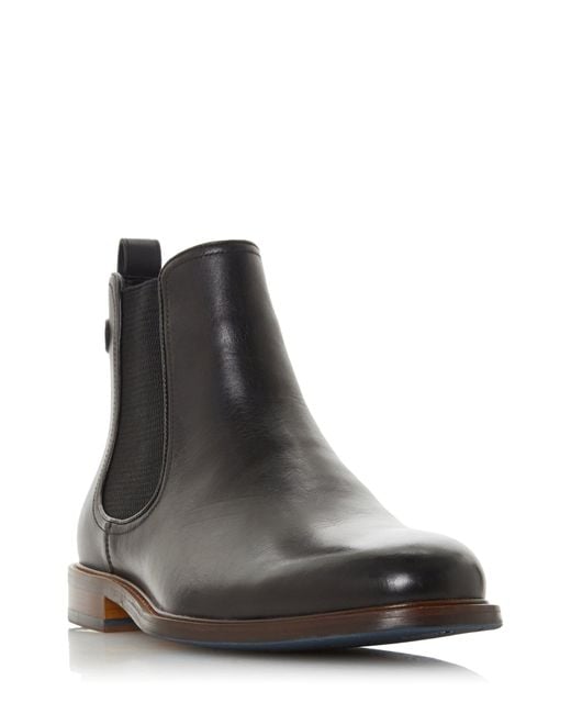 Dune Character Chelsea Boot in Black for Men Lyst