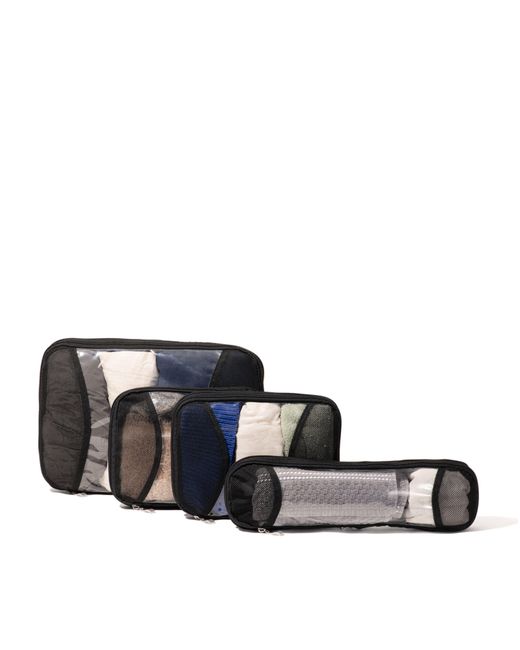Baggallini Gray Compression Packing Cube 4 Piece Set