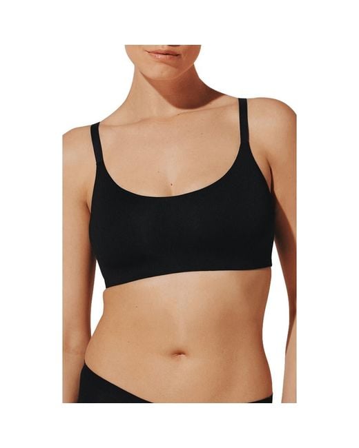 Thirdlove Black Thermoregulating Tempsync Wireless Scoop Bra