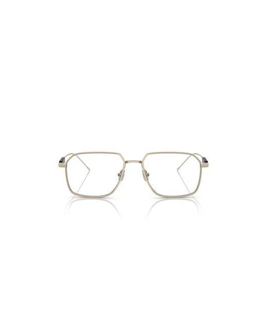 Brunello Cucinelli Metallic 54Mm Rectangle Optical Glasses for men