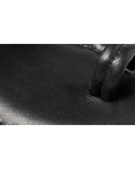 Beek Black Pavo Toe Loop Sandal