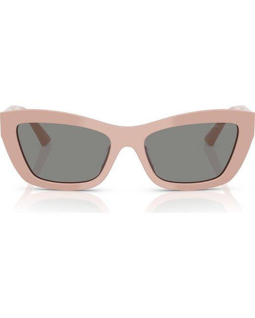 Jimmy Choo Gray 54Mm Cat Eye Sunglasses for men