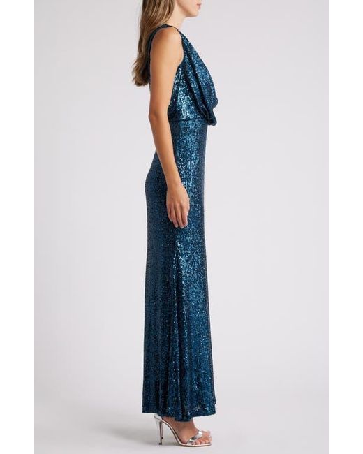 eliza j blue sequin dress Blue Ethiopian Clothing main image 1