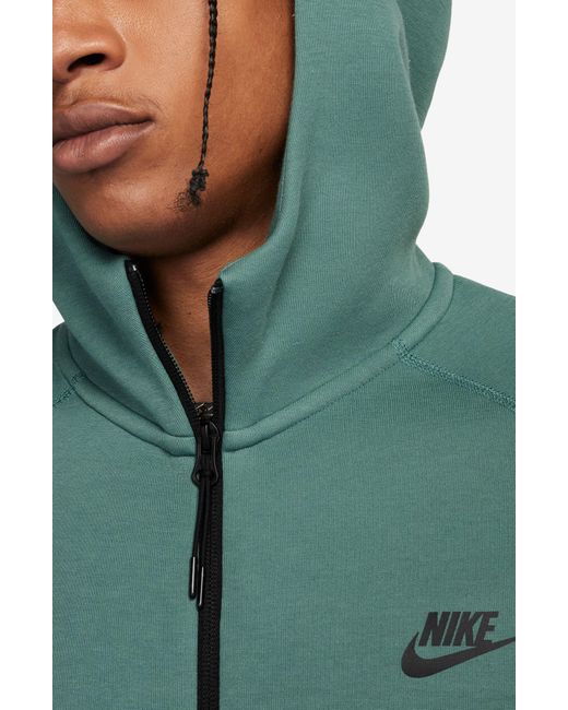 Nike Green Tech Fleece Windrunner Zip Hoodie for men