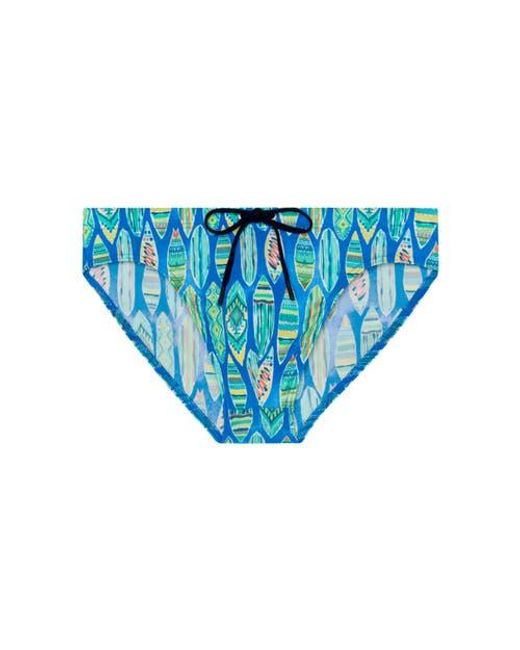 Hom Blue Marbella Swim Mini Briefs for men
