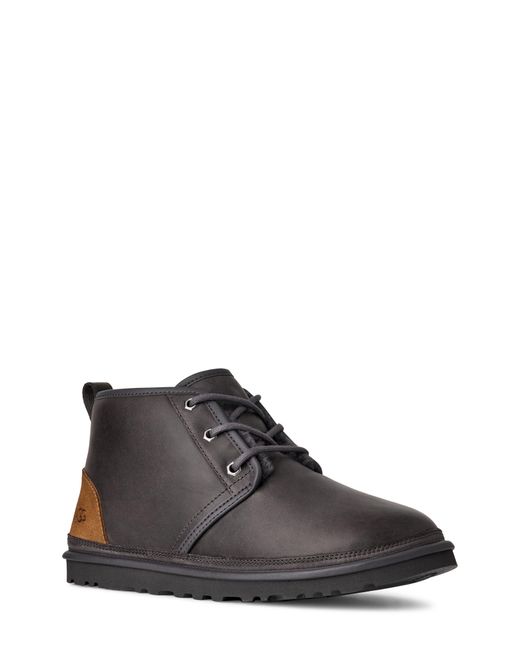 NIB UGG MEN\'S NEUMEL LEATHER ERA SHEARLING LINED CHUKKA BOOTS BLACK 15 Mens UGG® Neumel Chukka Boot - Black | Journeys main image 2