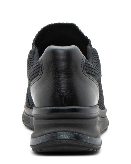 Ara Nassau Waterproof Slip-on Sneaker in Black | Lyst