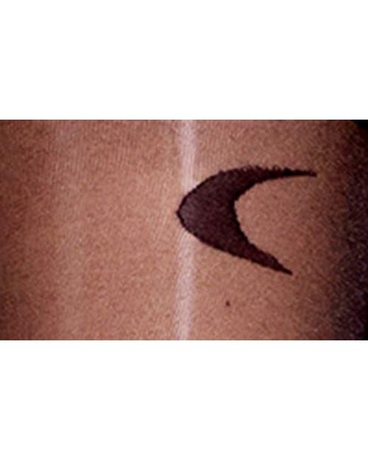 LECHERY Black Moon Pattern Tights