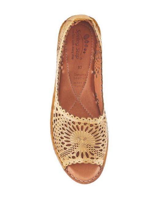 Spring Step Brown Brandal Sandal