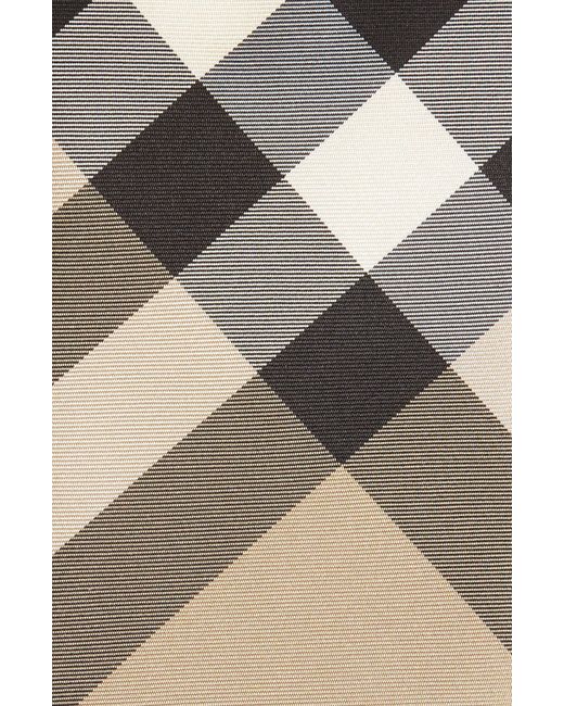 Burberry Natural Manston Exploded Check Silk Tie for men