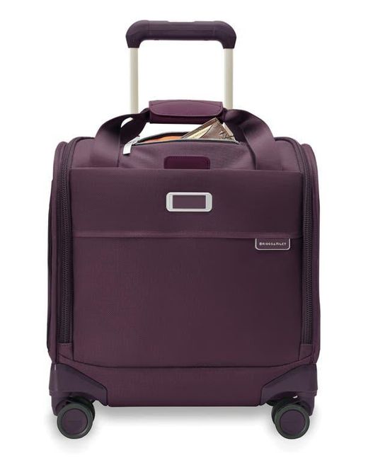 Briggs & Riley Purple Baseline Cabin Spinner Carry-On Bag for men