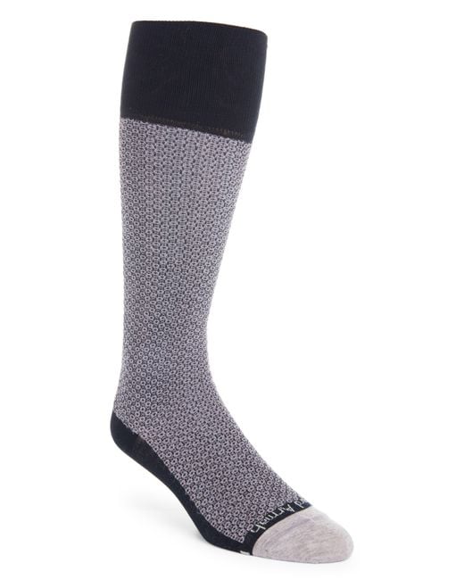Edward Armah Gray Compression Dress Socks for men