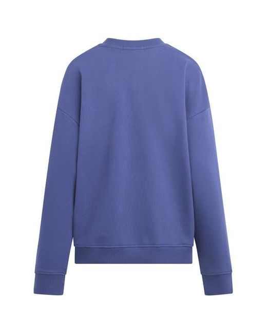 FAVORITE DAUGHTER Blue Collegiate Cotton Blend Sweatshirt