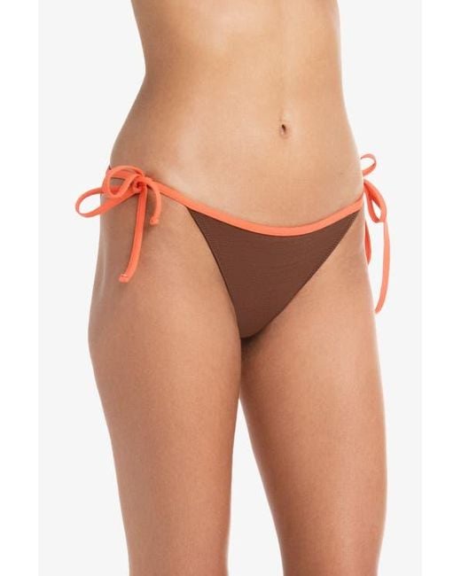 Helen Jon Brown String Bottom With Binding