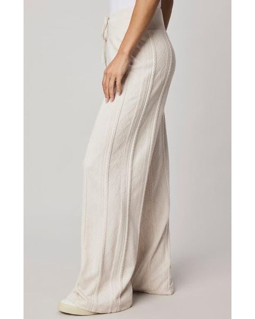 Splendid Multicolor Cable Drawstring Wide Leg Pants