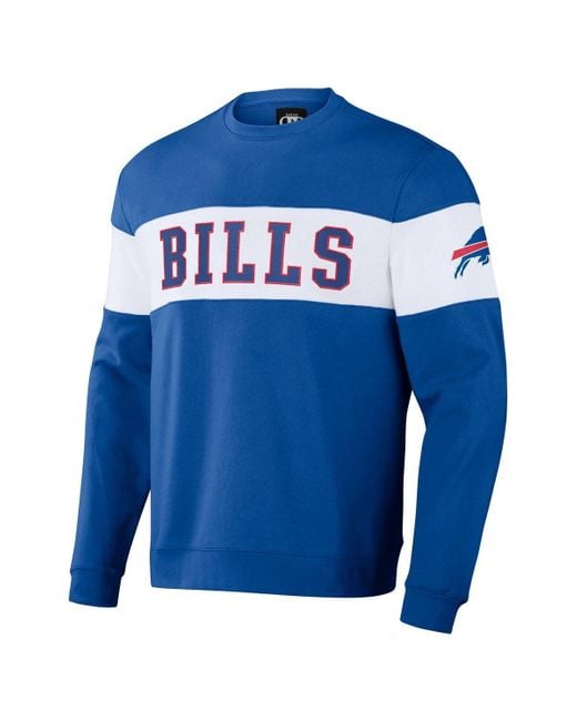 NFL X DARIUS RUCKER Collection By Fanatics Buffalo Bills Team Color & White  Pullover Sweatshirt At Nordstrom in Blue for Men