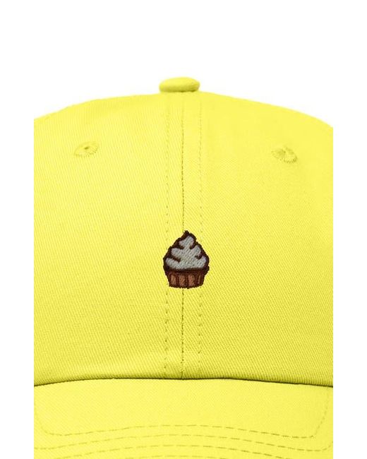 Alix Yellow Cupcake Dad Cap