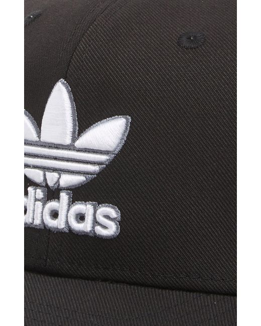 Adidas Black Modern Structure Snapback Hat for men