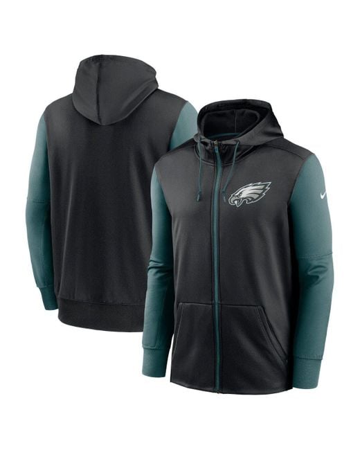 Philadelphia Eagles Nike Therma Full Zip Hoodie - Mens