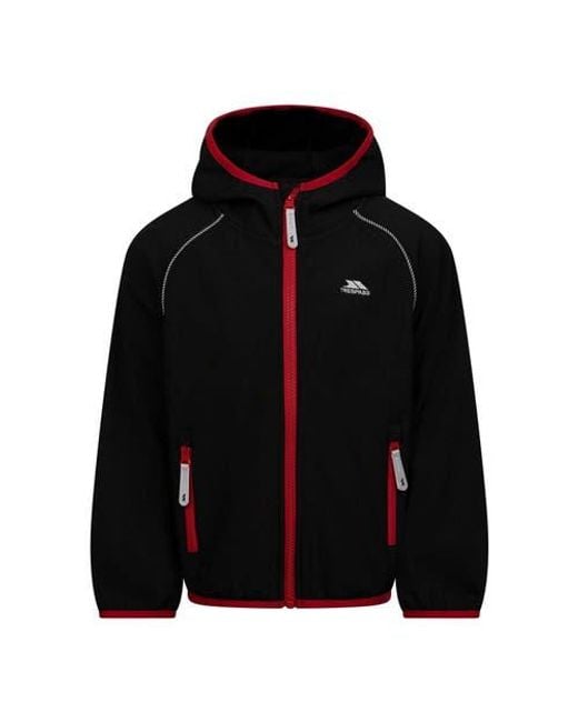 Trespass Black Childrens/Kids Belmoon Soft Shell Jacket